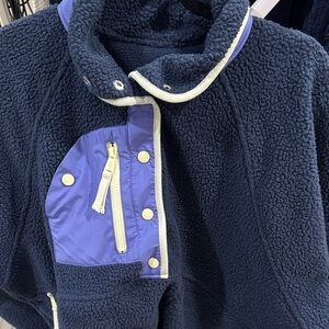 FP Movement by Free People Navy and Lavender Puffer Jacket